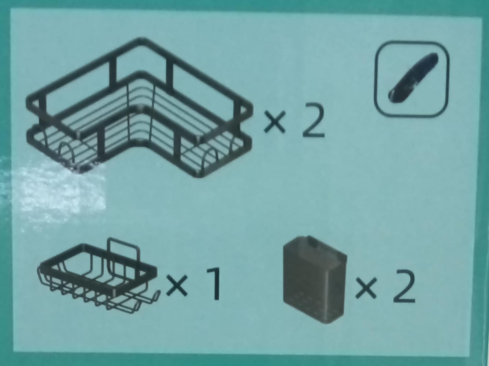 Miniatura 4 de Organizador De Ducha Esquinero